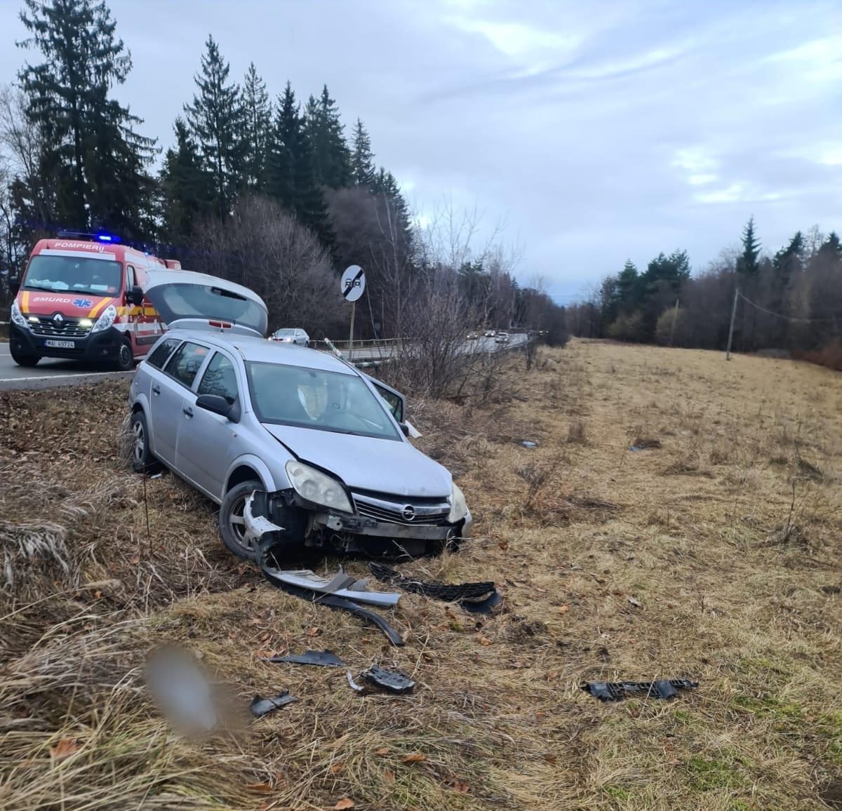 Încă un accident pe DN17 între Păltinoasa și Ilișești Două persoane