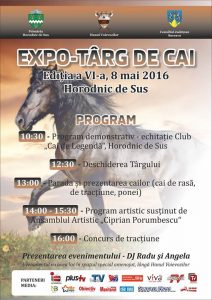 afis Expo – Târg de cai, la Horodnic de Sus