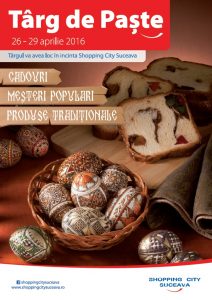 afis Targ de Paste - Shopping City Suceava