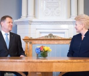 Klauss Iohannis și omologul său lituanian, Dalia Grybauskaite diacaf.com sursa