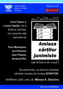 „Amiaza cărţilor junimiste”