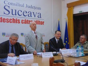 Lucrările Adunării festive s-au desfăşurat în sala „Bucovina” din incinta Palatului Administrativ