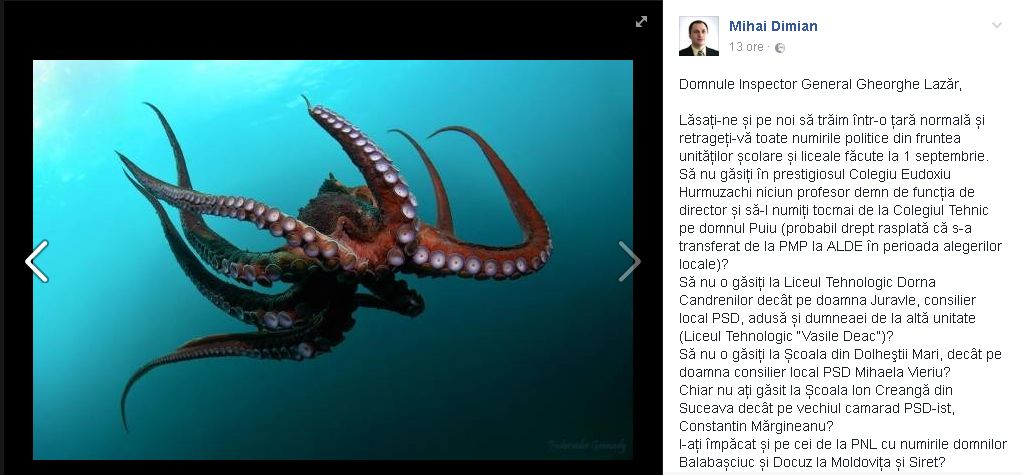 mihai dimian postare facebook