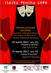 afis teatru de copii martie 2017