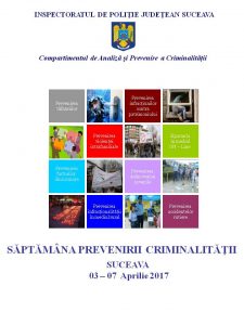 afis saptamana prevenirii criminalitatii 2017