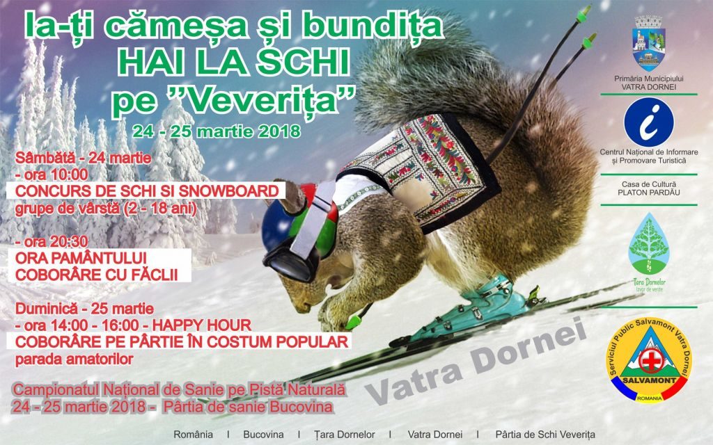 „Ia-ți cămeșa și bundița, hai la schi pe Veverița”, eveniment unic în țară pentru pasionații de schi